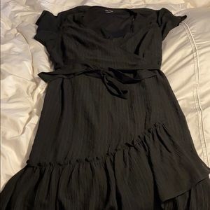 City Chic faux wrap dress